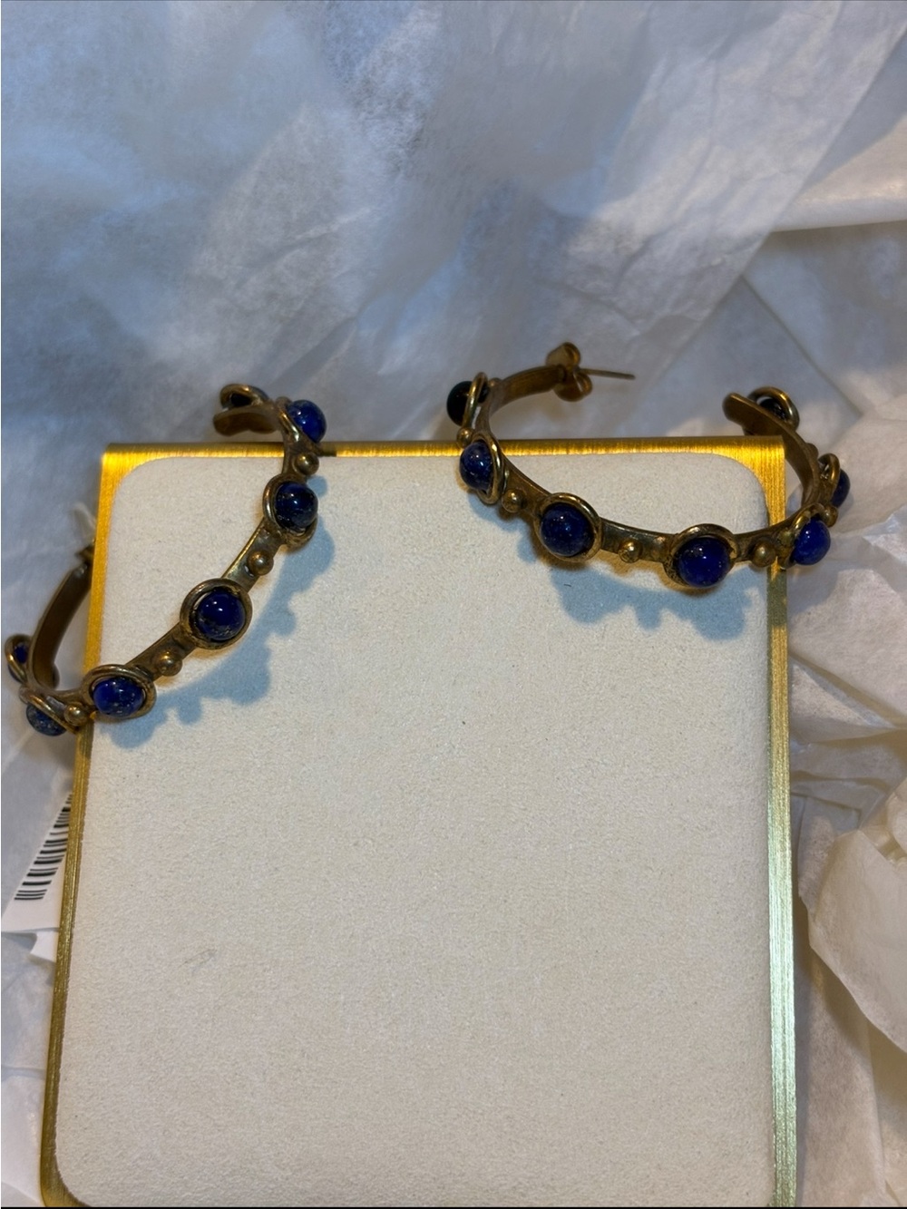 Sylvia Toledano petite candy 22k gold plated hoop earrings